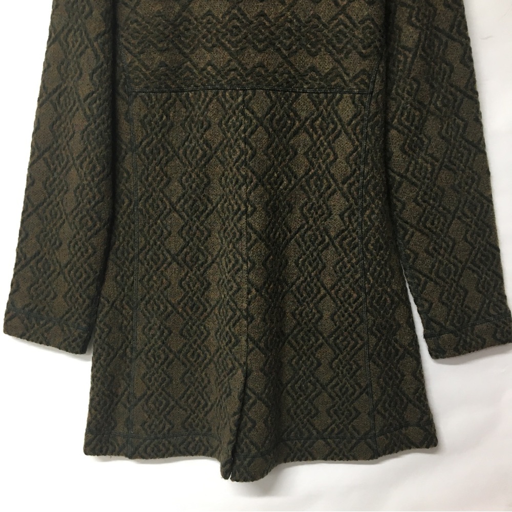 PRANA Annabel Wool Blends Jacket Green and Tan Size Small - Picture 8 of 17